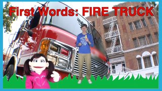 Learning Red Color with Cars, Trucks | FIRE TRUCK First Words #10 | Learn English, Matt VS
