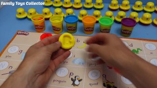 Play Doh Learning Letters and colors | Toy unboxing and review