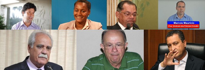 Os sete candidatos ao governo da Bahia