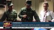 Venezuelan Defense Minister Visits Injured Soldiers