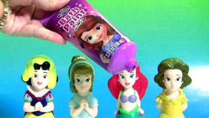 Mermaid Sofia the First Swimming Underwater with Mermaid Ariel Learn COLORS Bathtub Bath P
