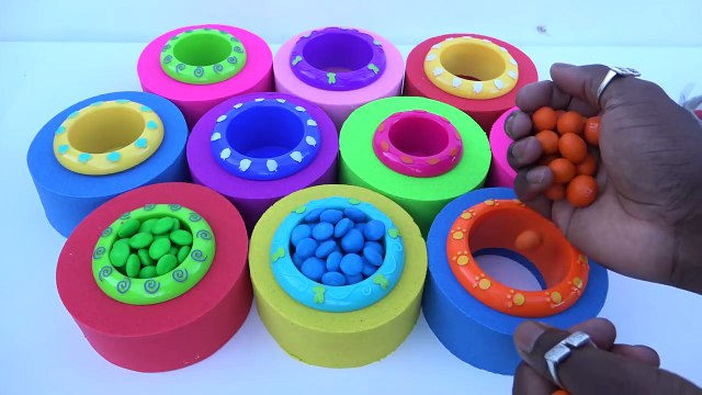 DIY Kinetic Sand Candy M&Ms Learn Colors Kinetic Sand Fun And Creative