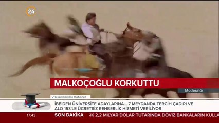 Malkoçoğlu korkuttu