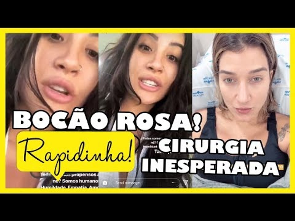 Preenchimentozinho da terra? FÃS APONTAM MUDANÇA NA BOCA DE BIANCA ANDRADE | PUGLIESI É OPERADA