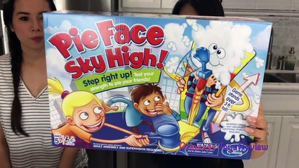 PIE FACE SHOWDOWN CHALLENGE! Fun Game Night with Princess ToysReview