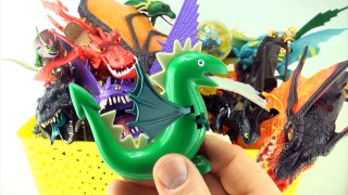 Box of Dragons collection Dragon toy box collection How to Train Your Dragon toys