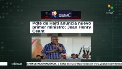 Designa pdte. haitiano a Jean-Henry Céant como nuevo Primer Ministro