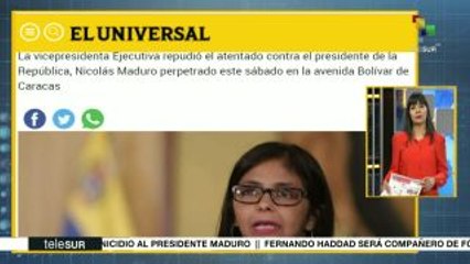 Destaca prensa internacional atentado contra el pdte. venezolano