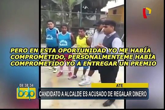 Yonhy Lescano criticó entrega de dádivas por militante de Acción Popular en Ate