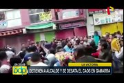La Victoria: detienen a alcalde y se desata el caos en calles de Gamarra