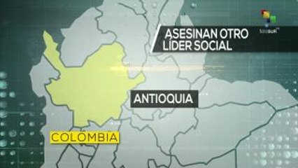 Asesinan al líder social colombiano Hernan Dario Echavarría
