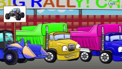 ✔ Monster Truck helps Tror and Truck / Big Rally Championship / Cars Cartoons Compilati