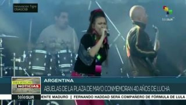 Recital en homenaje a las Abuelas de la Plaza de Mayo