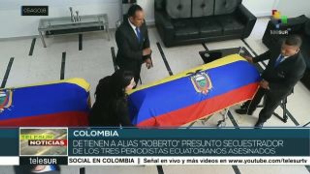 Detienen al presunto secuestrador de los periodistas ecuatorianos