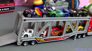 Cars Mack Truck Ramp Playset Caminhão Falante Da Equipe Relâmpago Mcqueen Disney talking t