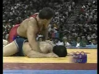 Kurt Angle vs. Abbas Jadidi 1996 olympic games final