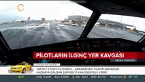 Pilotlar kavgaya tutuştu