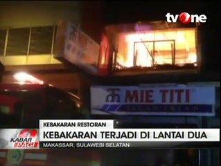 Sebuah Rumah Makan Terbakar, Satu Orang Tewas