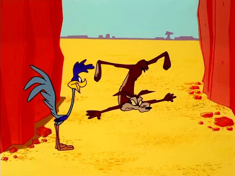 EL COYOTE y EL CORRECAMINOS - Coyote En Las Rocas