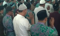 Jemaah Calon Haji Shalat Gaib untuk Korban Gempa Lombok