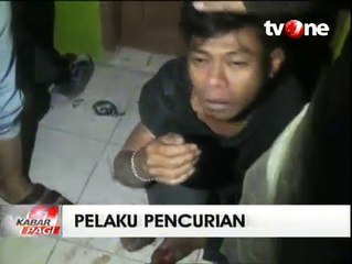 Aksi Pencurian Sepeda Motor Digagalkan Warga