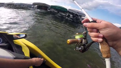 JET SKI fishing CHALLENGE!! (Relay Race)