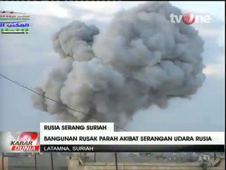 Rusia Lakukan Serangan Udara ke Kota Latamna Suriah