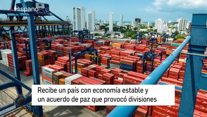 Iván Duque recibe una Colombia de contrastes