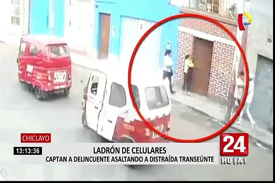 Iquitos: cámara capta robo de motocicleta en la puerta de una tienda