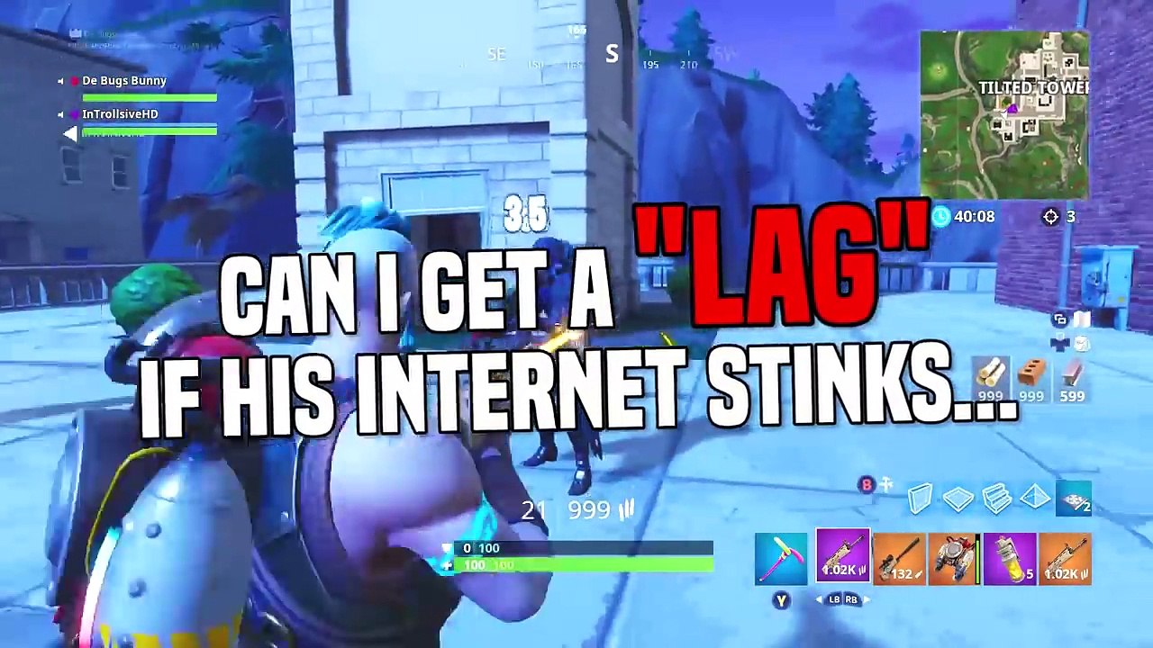 COCKY NOOB TRAPPED INSIDE INVISIBLE BOX ON 1V1 PLAYGROUND MODE IN FORTNITE (Funny Fortnite Trolling)