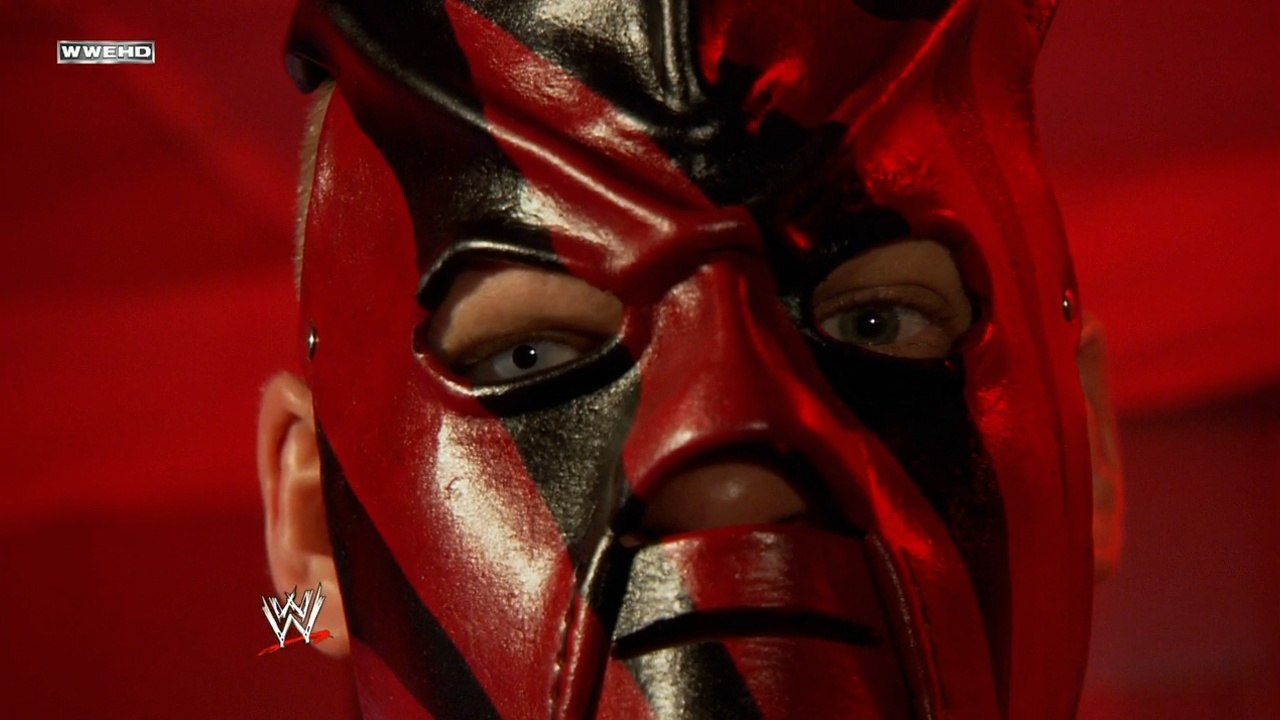 Kane Dons the Original Full Mask in a Backstage Segment! 9/15/08