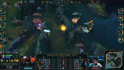 Ahq E-Sports vs. Cloud9 - Worlds Group Stage Match 2017