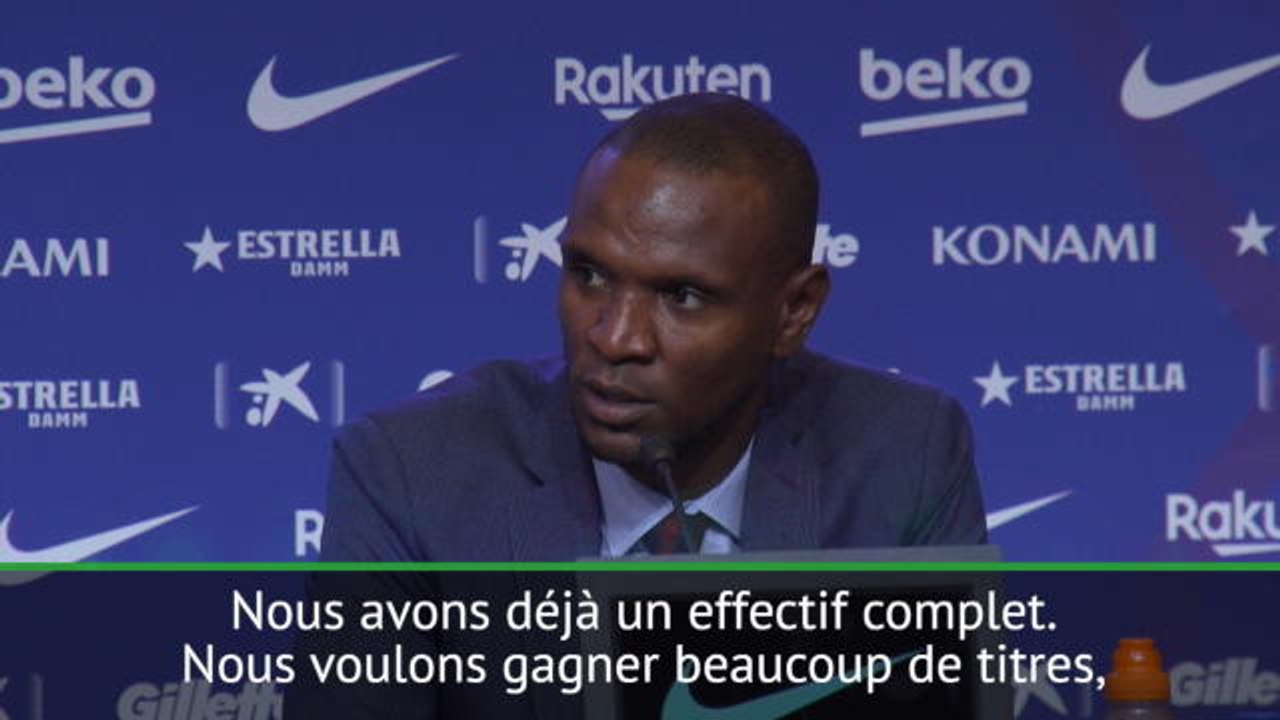 Barça - Abidal : "Nous avons déjà un effectif complet"