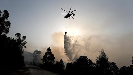 Fortes reacendimentos preocupam autoridades em Monchique