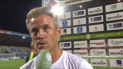 La réaction de Mickaël Landreau après la victoire de son équipe