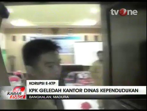 KPK Geledah Kantor Dinas Dukcapil Bangkalan Terkait Korupsi E-KTP