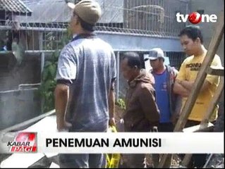 Pekerja Bangunan Temukan 2 Pucuk Pistol, Granat Dan Amunisi