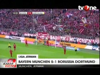 Bayern Munich Porak-porandakan Gawang Dortmund