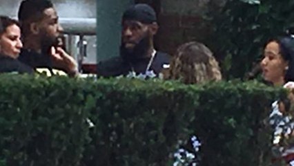 LeBron James & Tristan Thompson CAUGHT With 3 Mystery Women!