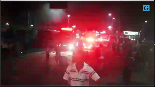 Imagens do protesto na Avenida Brasil, em Novo Horizonte