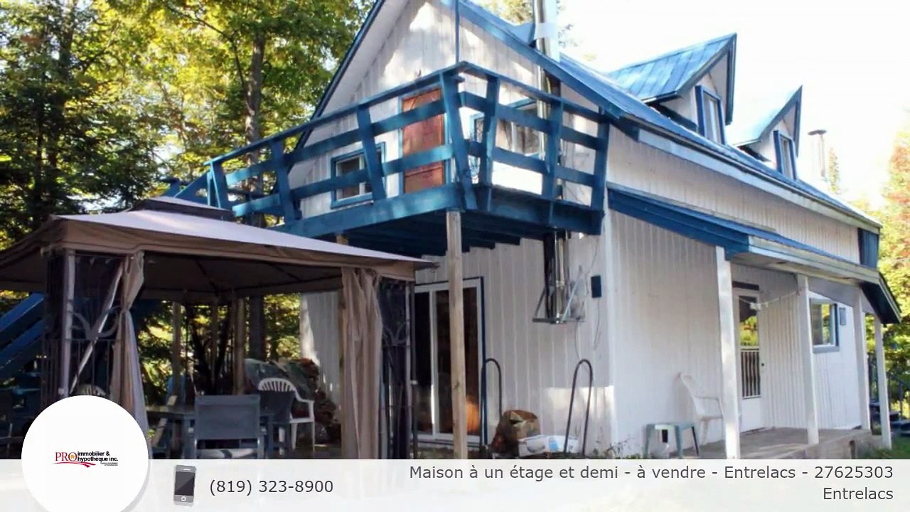 Maison à un étage et demi - à vendre - Entrelacs - 27625303
