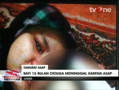 Bayi 15 Bulan di Jambi Meninggal akibat Kabut Asap