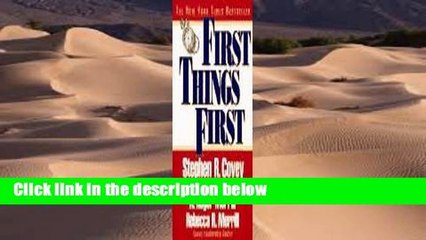 Any Format For Kindle  First Things First  Review