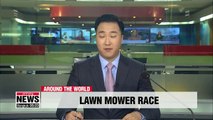 Luxembourg wins UK lawn mower race