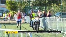 Près d’une centaine de coureurs ont pris le départ du 3ème Marathon de la Corniche ce dimanche… 42 km de Saint-Denis à Saint-Paul… suivis par Valérie Lusang et