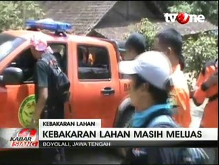 40 Hektare Hutan Taman Nasional Gunung Merbabu Terbakar