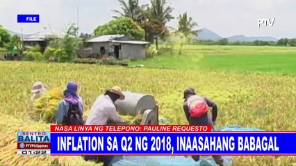 #SentroBalita: Inflation sa Q2 ng 2018, inaasahang babagal