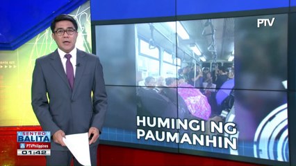 #SentroBalita: DOTr, humingi ng paumanhin ukol sa leak sa MRT