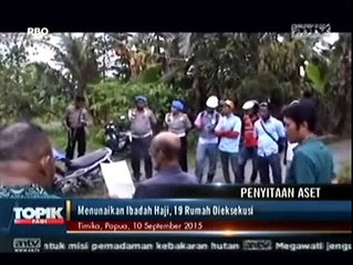 Pemilik Sedang Naik Haji, 19 Rumah Petak Dieksekusi