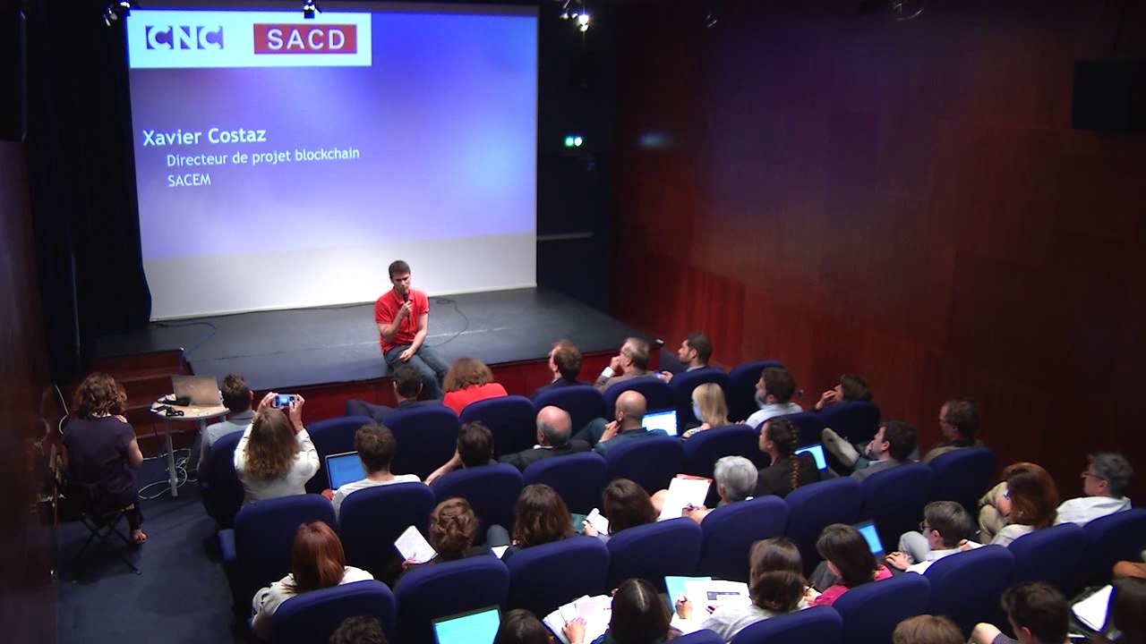 Le projet de blockchain SACEM-ASCAP/PRS for Music par Xavier Costaz, directeur de projet blockchain, SACEM